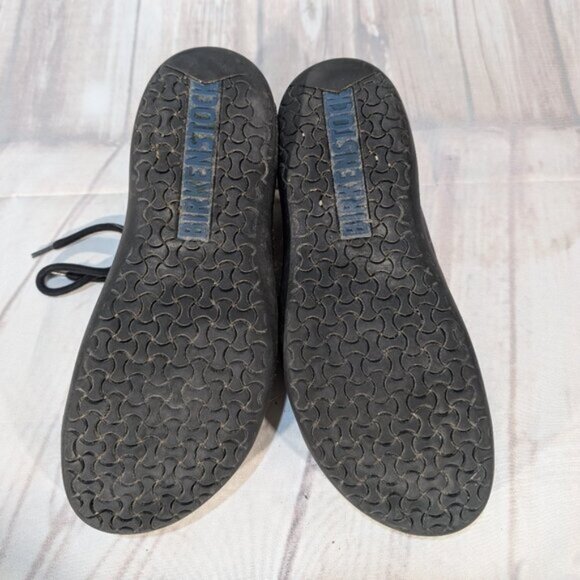 Birkenstock Black Leather Lace-Up Shoes Oxford Style main image 4
